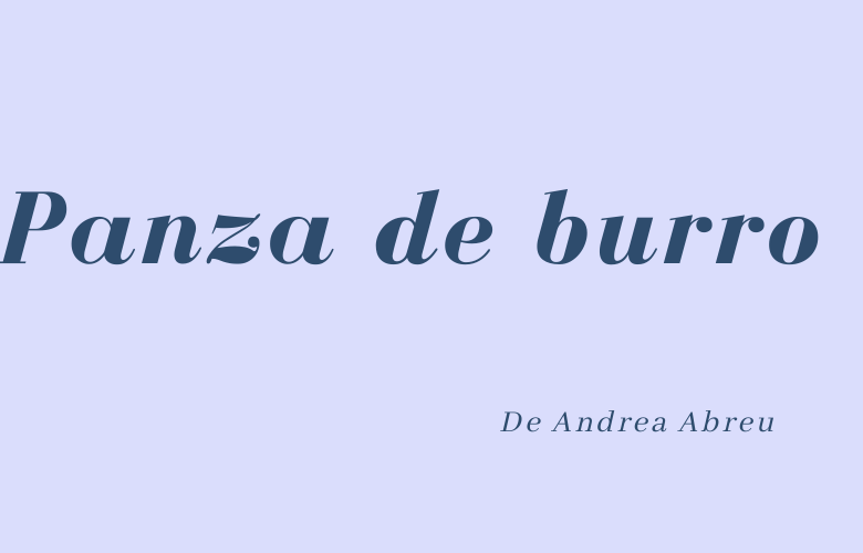 Panza de burro de Andrea Abreu